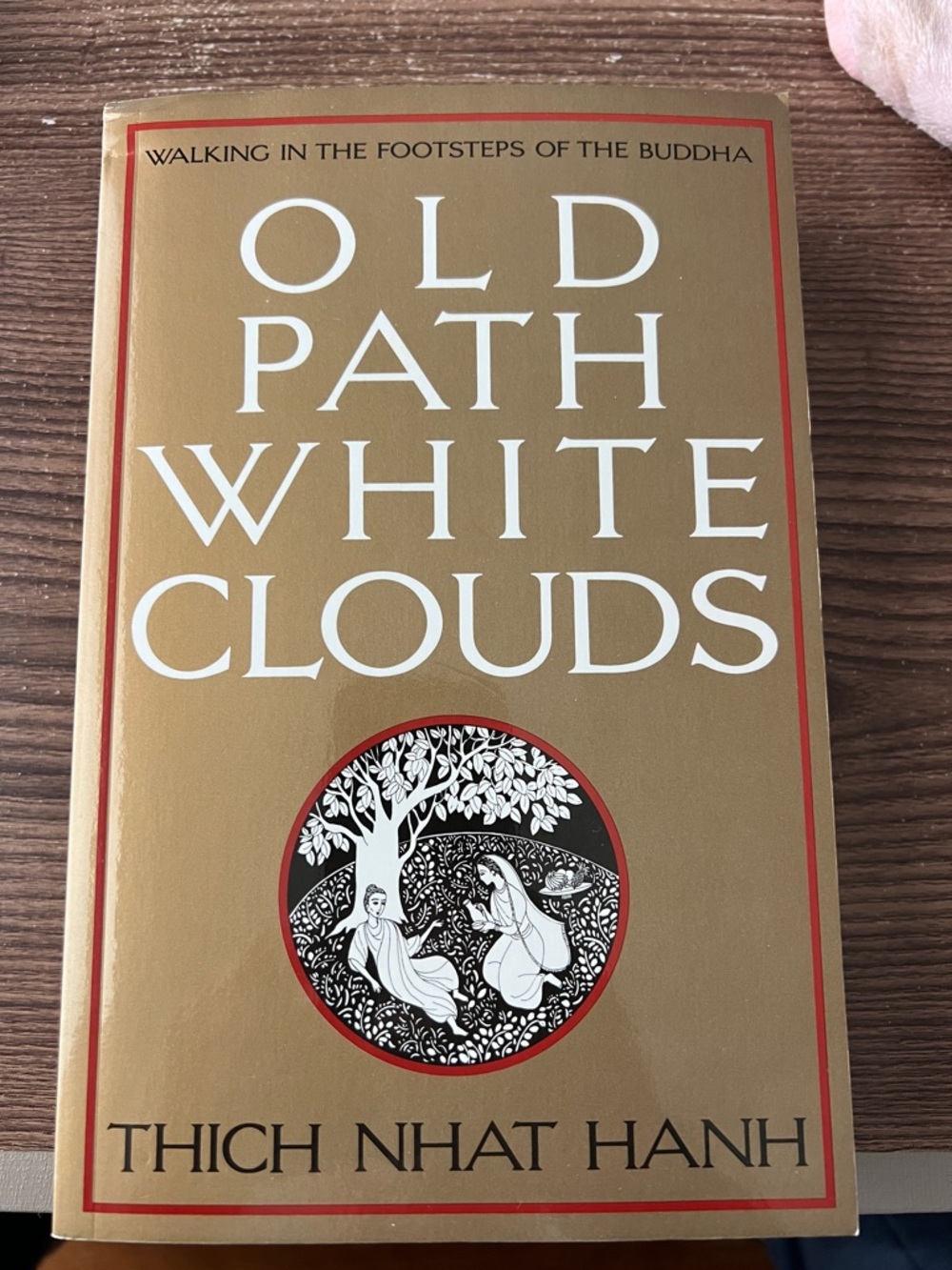 Old Path White Clouds by Thich Nhat Hanh - Gold Cover